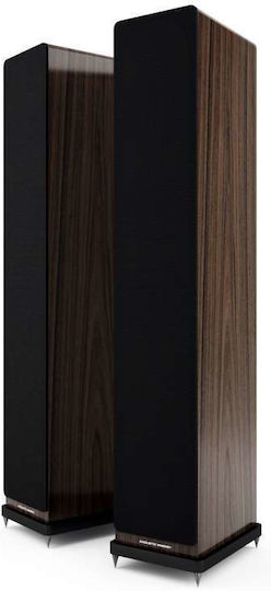 Acoustic Energy AE 120-2 Paar Hi-Fi Lautsprecher Boden 200W 3 Anzahl von Fahrern B16.5xT25xH95cm. Walnuss
