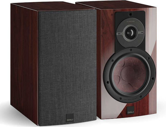 Dali Rubikore 2 18707-3760 Paar Hi-Fi Lautsprecher Buch selbst 150W 2 Anzahl von Fahrern B19.5xT33.5xH35cm. Maroon High Gloss Lacquer