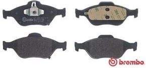 Front Brake Pad Set Brembo Toyota Yaris 1.5/1.5h 03.12 Height 59 Mm Width 150 Mm Thickness 18 Mm Wear Sensor Yes