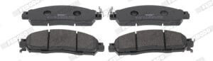 Front Brake Pads Set Nissan Navara Np300 Renault Alaskan 2.3d 01.15 Ferodo Height 54.3mm Width 169.0mm Thickness 16.8mm