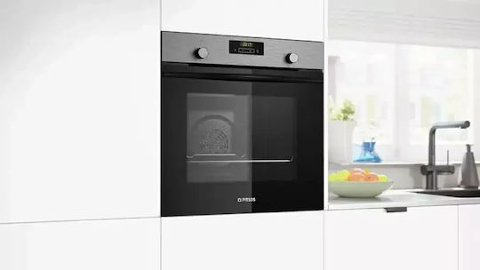 Pitsos Φούρνος άνω Πάγκου 71lt Π59.4εκ. Inox