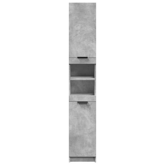 vidaXL Badezimmersäule Wandhängeschrank H32xB34xH188.5cm Gray
