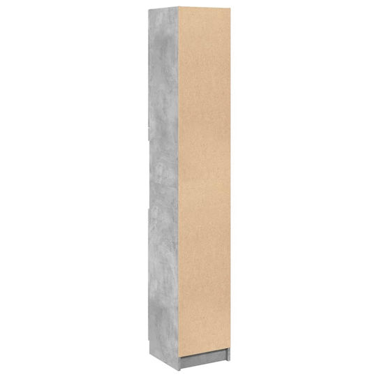 vidaXL Badezimmersäule Wandhängeschrank H32xB34xH188.5cm Gray
