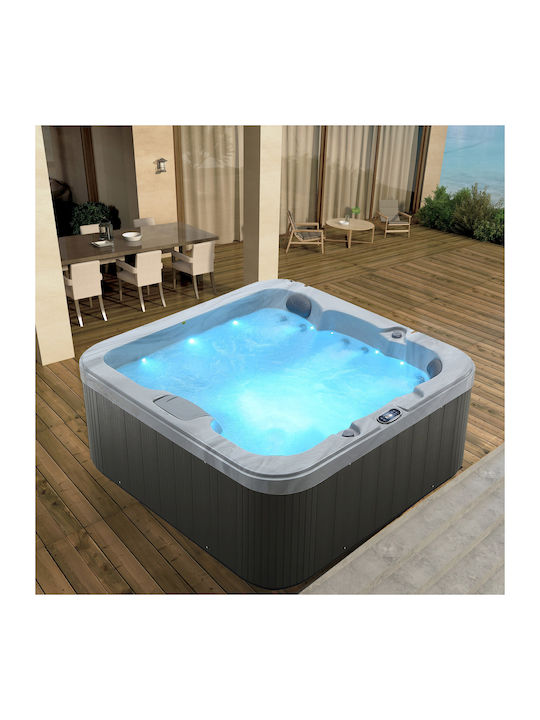 Karag Badewanne Bioethanol Kamine im Freien Stahl mit Hydrotherapie 190x190cm