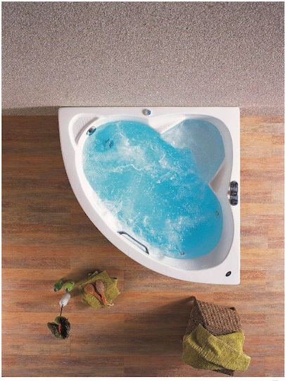 Acrilan Mykonos Badewanne Acryl mit Hydrotherapie 105x105cm