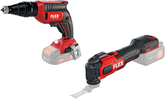 Flex DW 45+MT 18-EC TC/2.5 Set Screwdriver & Multitool Brushless 18V with 2 Batteries 2.5Ah and Case