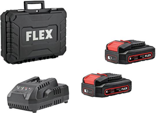 Flex DW 45+MT 18-EC TC/2.5 Set Screwdriver & Multitool Brushless 18V with 2 Batteries 2.5Ah and Case