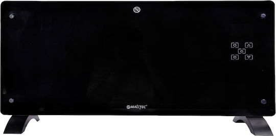MalTec Convector Electric De Pardoseală 1000W Mică Cu Termostat Electronic Și WiFi 80.4x43cm Negru