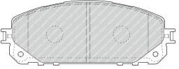 Front Brake Pads Set Jeep Cherokee 2.0-3.2 11.13 Ferodo Height 61.8mm Width 166.8mm Thickness 18.7mm Wear Sensor Yes