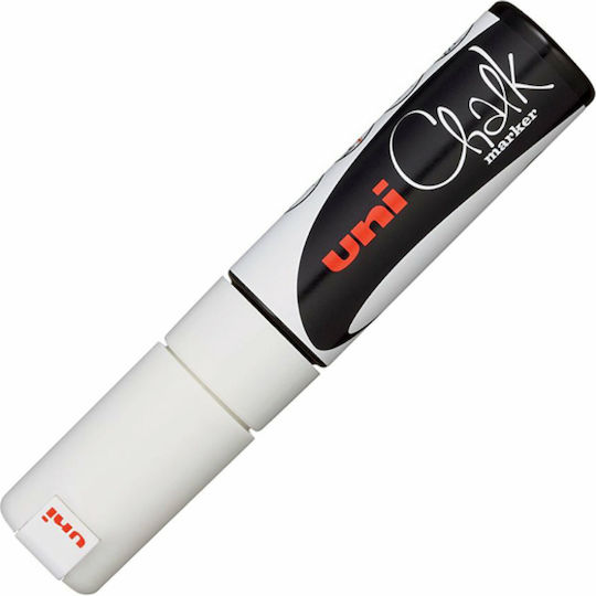 Uni-Ball Chalk Marker PWE-8K Marker White Blackboard Liquid Chalk for Fabric and Glass 8K