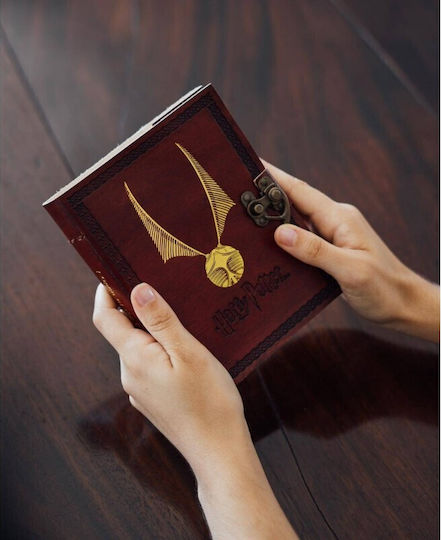 Harry Potter Μπλοκ Σημειώσεων A5 180 Φύλλων με Λευκές Σελίδες Καφέ