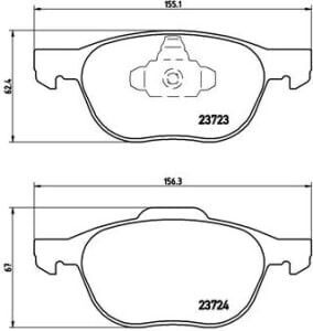 Plăcuțe de frână Brembo Tuning
