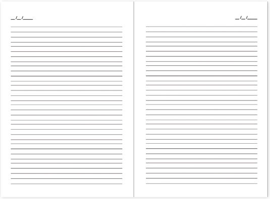 adBook Eco Notepad Notes B5 96 Sheets with White Pages with Black Rubber Band SM-3213