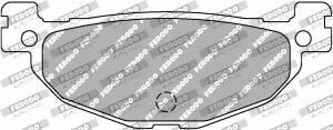 Ferodo Eco Hinteres Bremsbelag Set 100,1x100,1x12mm Yamaha Yp 400 2005-2007 Motorräder Roller