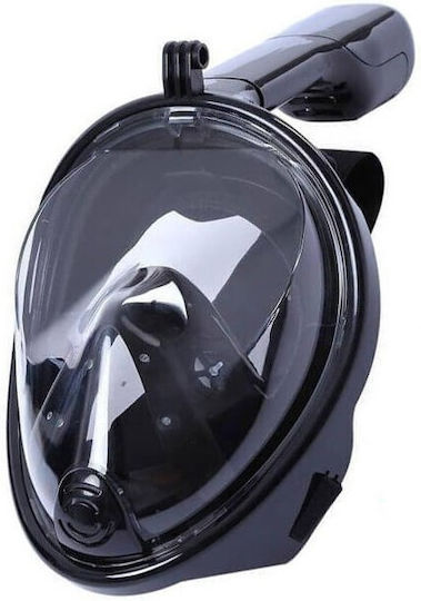 Μάσκα Θαλάσσης Σιλικόνης Full Face M2068G Μαύρη