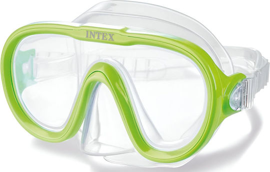 Intex Mască De Scufundare Din Silicon Cu Snorkel Pentru Copii Reef Rider Verde