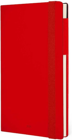 Weekly Diary 2025 Legami 12x18cm Medium Radiant Red Ag2512064