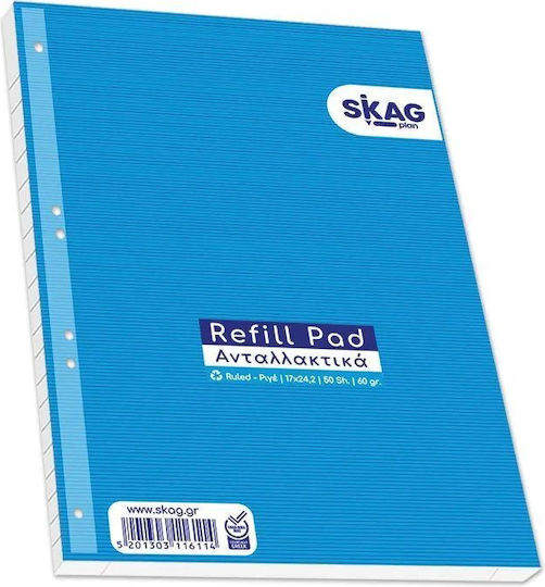 Skag 50 Refill Pads B5 Ruled