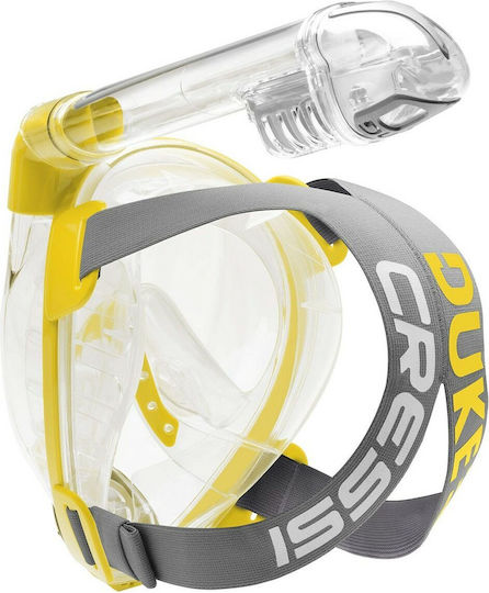 CressiSub Sea Mask Full Face Duke S/M in Yellow color XDT000010