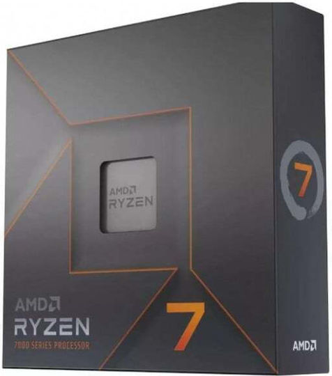 AMD Ryzen 7 7700 3.8GHz Επεξεργαστής 8 Πυρήνων για Socket AM5 σε Κουτί με Ψύκτρα