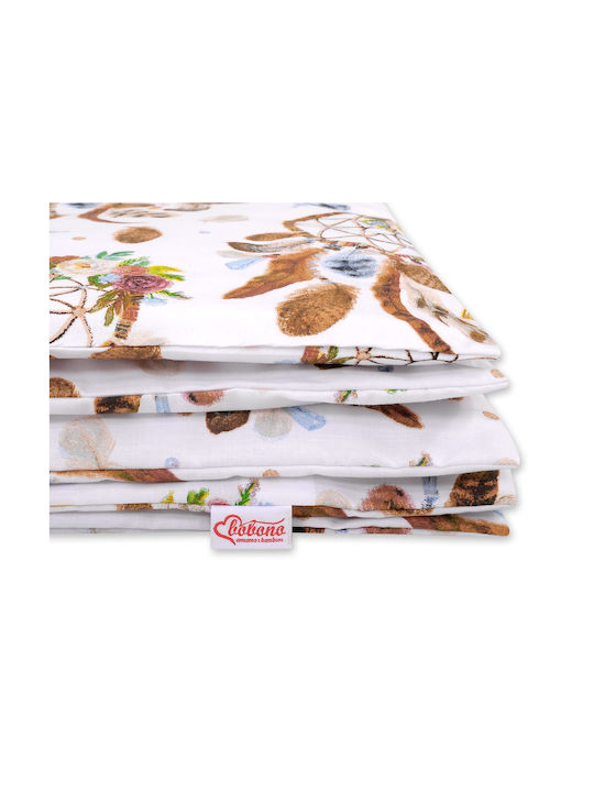 Bobono Kinderbettbezug White 90x120cm