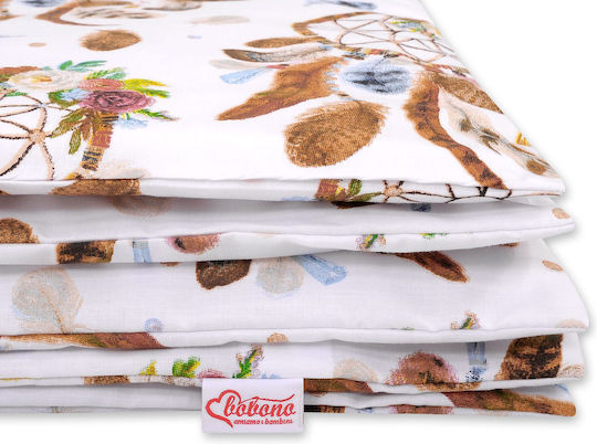 Bobono Детски Плик за Завивка White 90x120бр