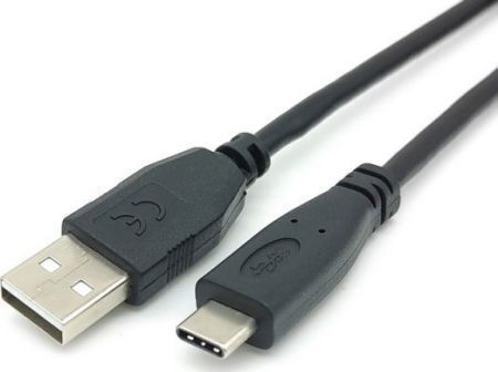 Equip USB 2.0 Cable USB-C male - USB-A Μαύρο 1.0m 12888107