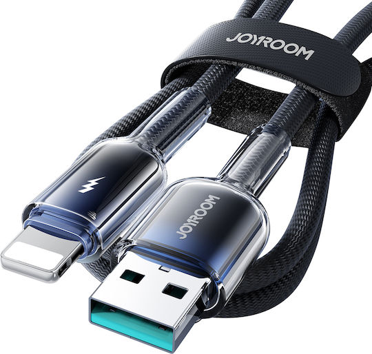 Joyroom Series USB-A to Lightning Cable 60W Μαύρο 1.2m