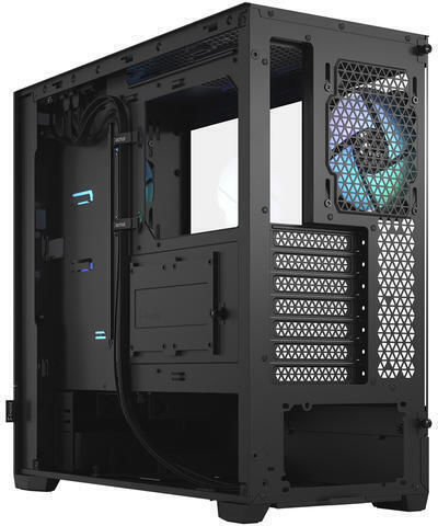 Fractal Design Pop Air Gaming Midi Tower Κουτί Υπολογιστή με Πλαϊνό Παράθυρο και RGB Φωτισμό Black TG Clear Tint