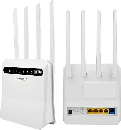 Andowl Q-A10 Безжичен 4G Wi-Fi 5 - Wi-Fi 5 с 4 Порта Ethernet