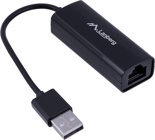 Lanberg NC-0100-01 USB Адаптер За Мрежа С Проводна Връзка Ethernet