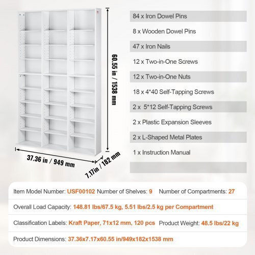 Vevor Floor Standing Case 756 CD