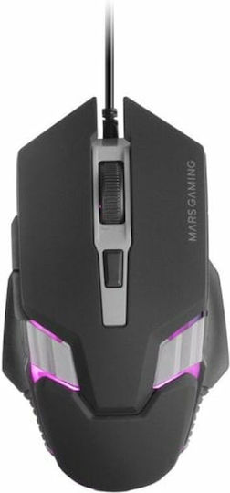 Mars Gaming MM024 RGB Gaming Mouse 4000 DPI Negru