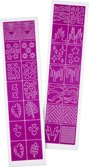 Essence Stencils Nail Design Accessories in Various Colors 28pcs