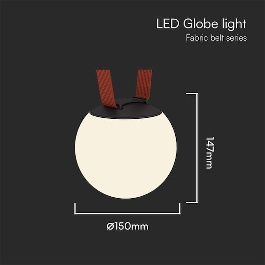 V-TAC V-TAC Hanging Ceiling Light Black LED with Warm White Light Rail 150x15x14.7cm