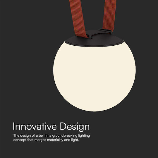 V-TAC V-TAC Hanging Ceiling Light Black LED with Warm White Light Rail 150x15x14.7cm