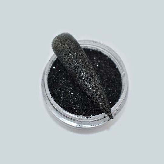 Trendy Color Cosmetics Decorating Powder for Nails in Black Color