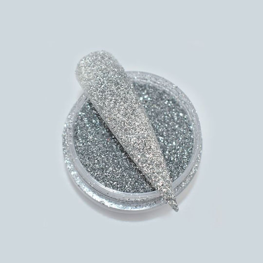 Trendy Color Cosmetics Pudră de decorare pentru Unghii Silver