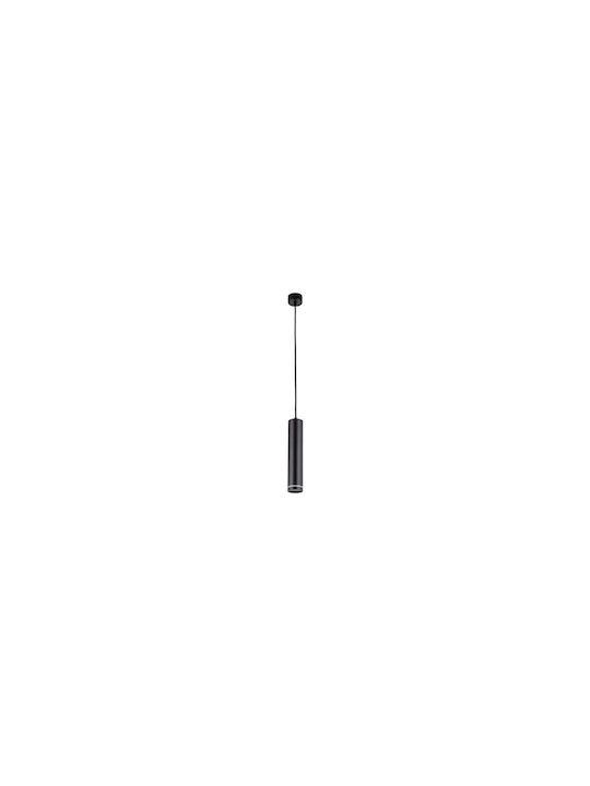 TK Lighting Pendant Light Black with Socket GU10 5.5x130cm