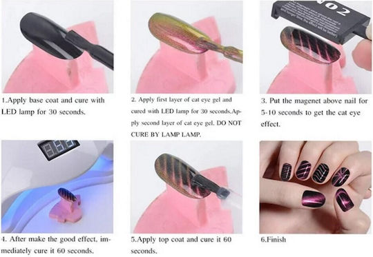 3d Cat Eye Effect 6 Decoration Tools for Nails