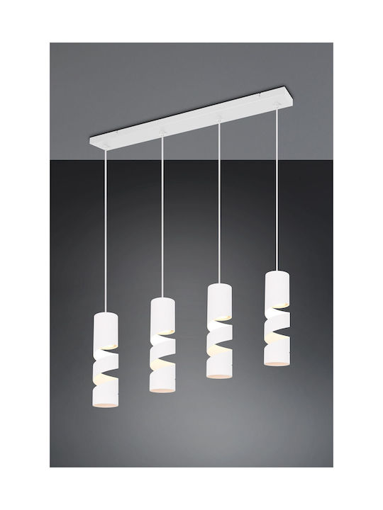 Trio Lighting Pendant Light White 80x150cm