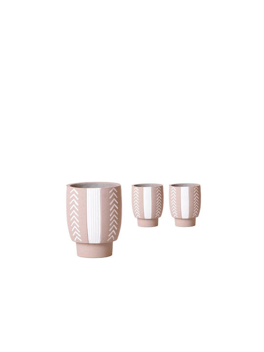 Blumentopf Keramik Beige