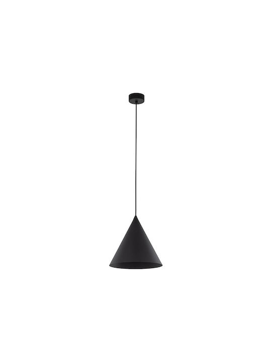 TK Lighting Pendant Light Black with Socket E27 25x25x160cm