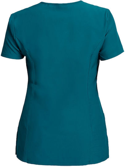 Be Unique Nobby Lady Tunic Women's Petrol Blue Medical Blouse
