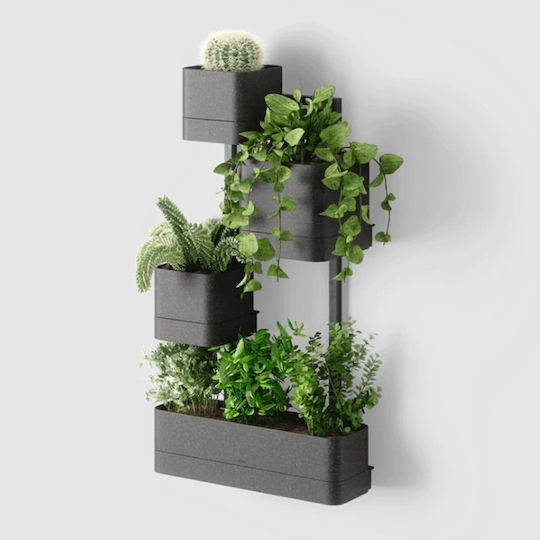 Umbra Plant Pot Plastic Black