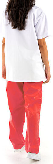 Women's Pink Medical Pants Cotton and Polyester