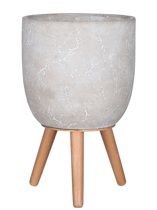 Edelman Κασπώ Τσιμεντένιο Γκρι με Βάση 12.5x12.5x19εκ.