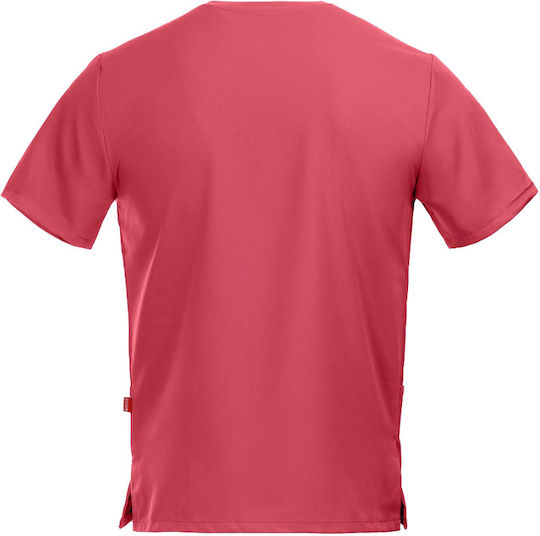 Velilla Unisex Ιατρική Μπλούζα Ροζ