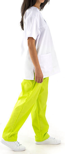 Medizinische Hosen Grün aus Baumwolle und Polyester