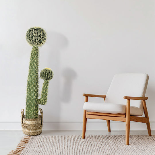 GloboStar Naxos Planter Rattan Beige 25x25x20cm.